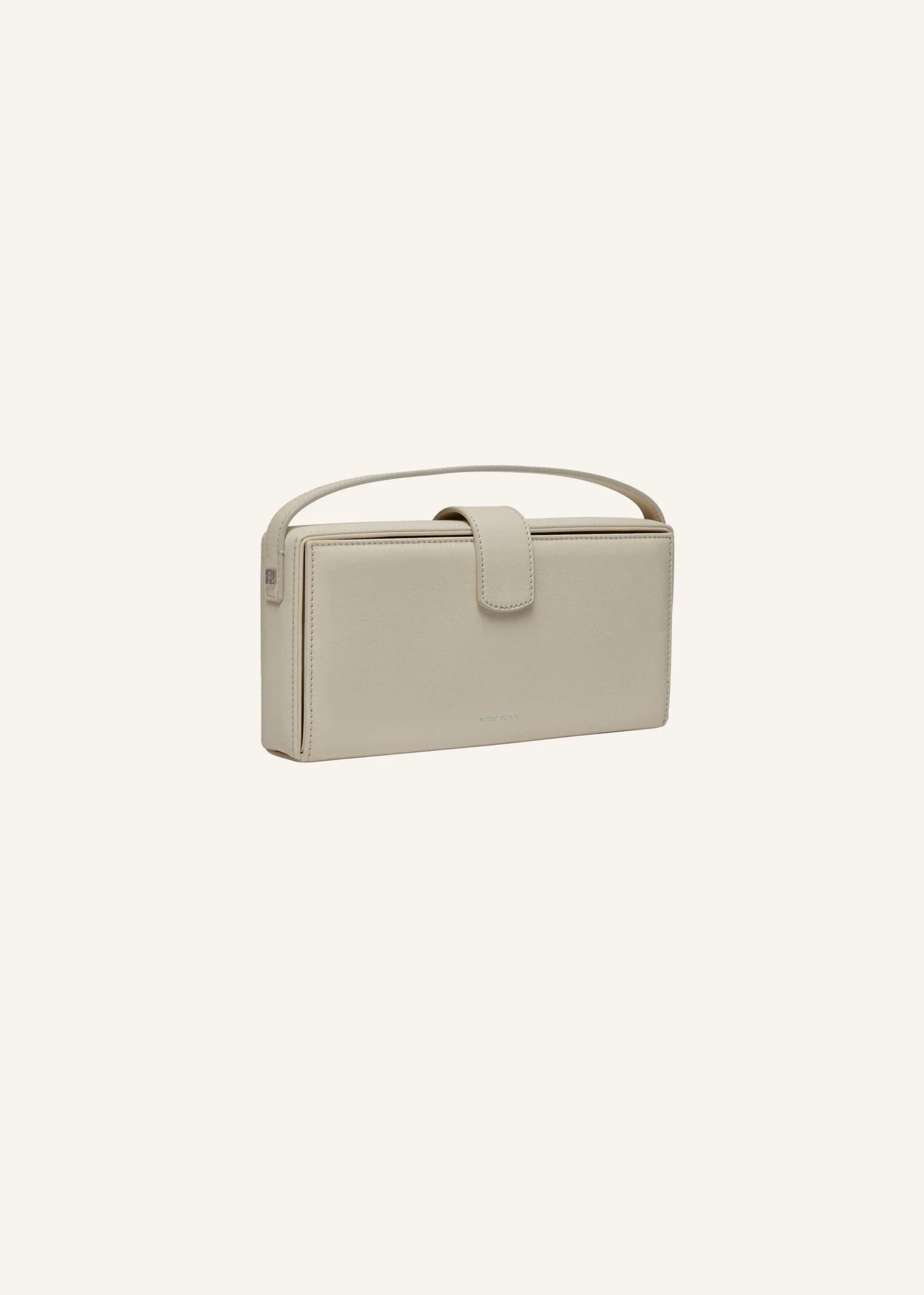 Apolonia bag in cream leather