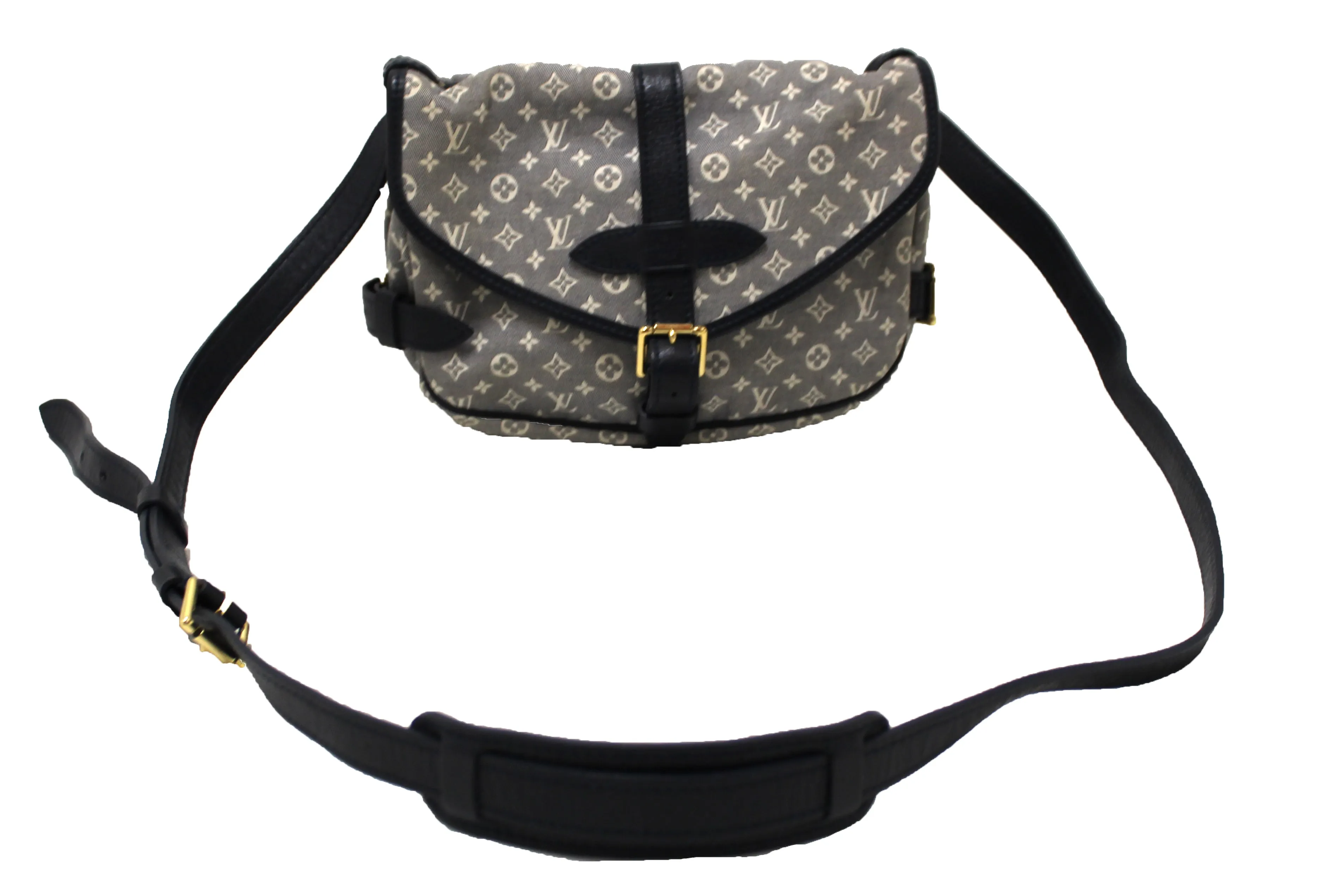 Authentic Louis Vuitton Encre Monogram Idylle Saumur PM Messenger Bag