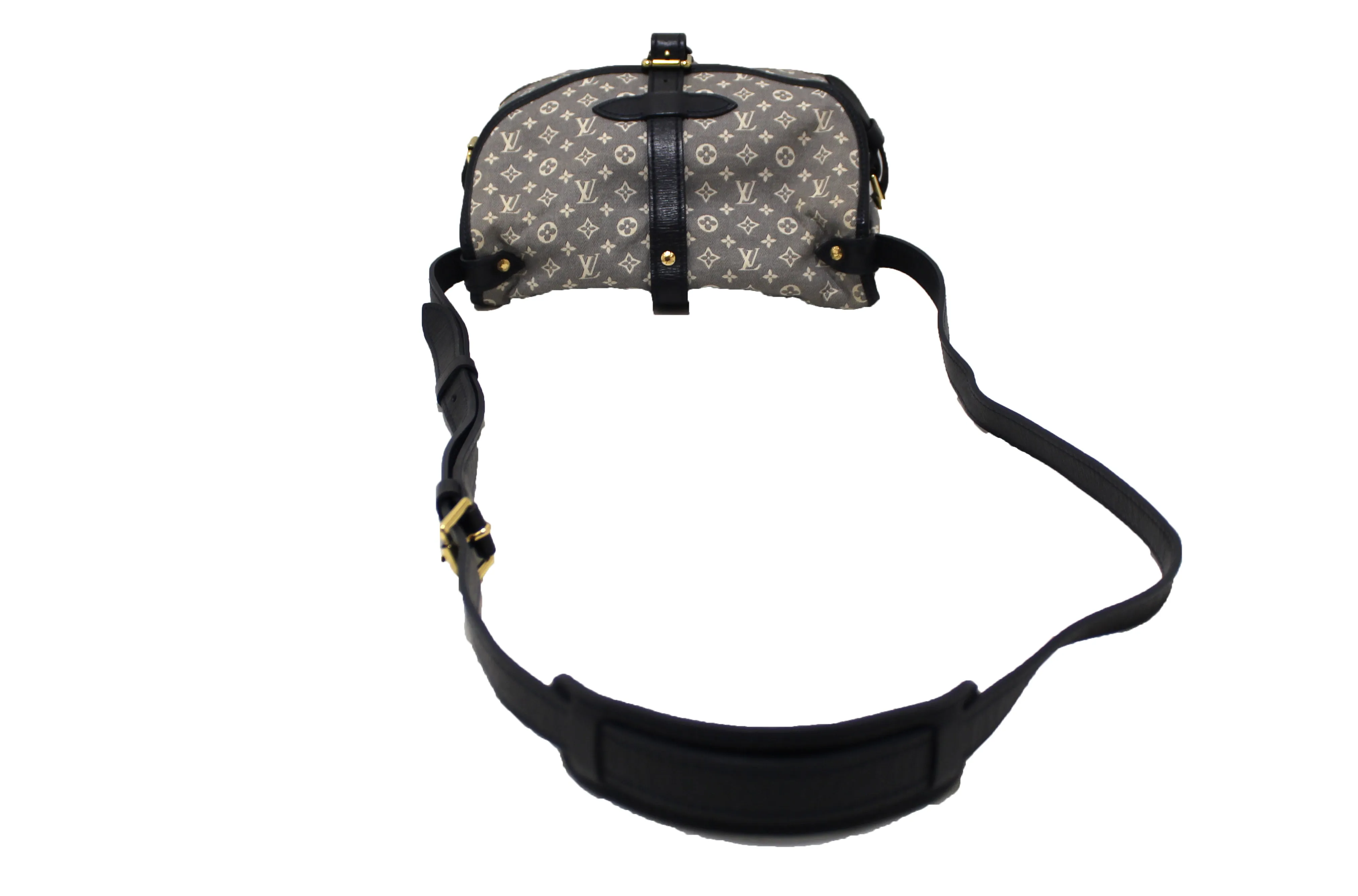 Authentic Louis Vuitton Encre Monogram Idylle Saumur PM Messenger Bag