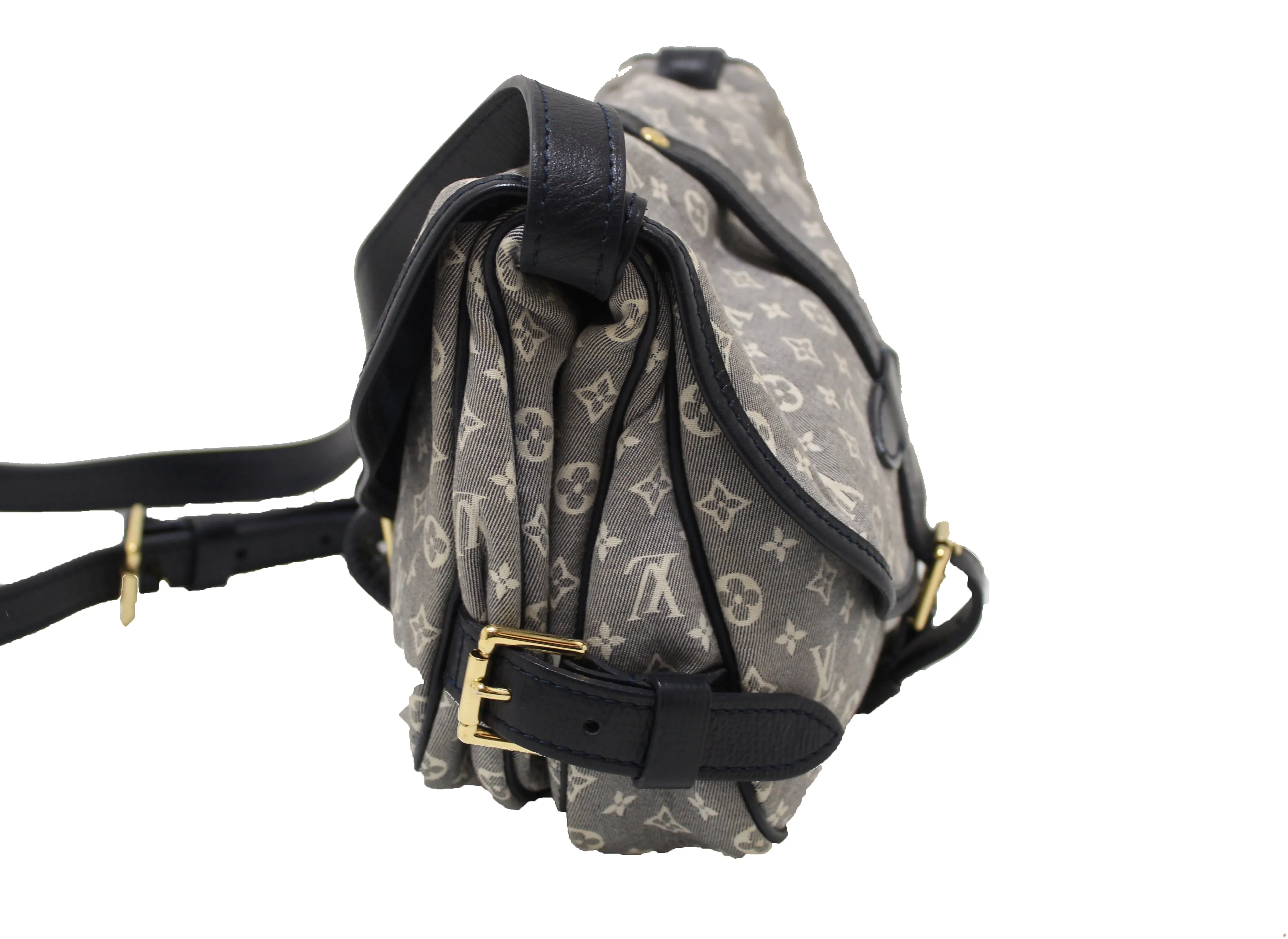 Authentic Louis Vuitton Encre Monogram Idylle Saumur PM Messenger Bag