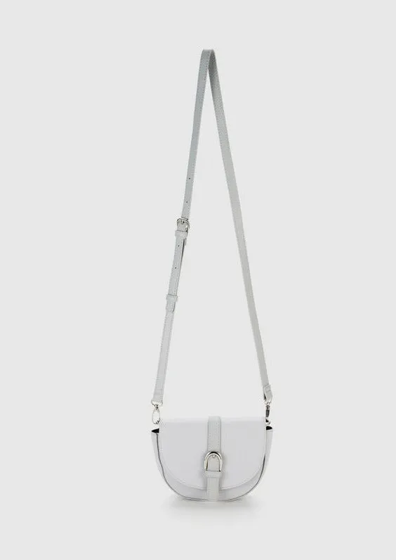 BARCELONA Buckle Detail Crossbody Bag Cloud