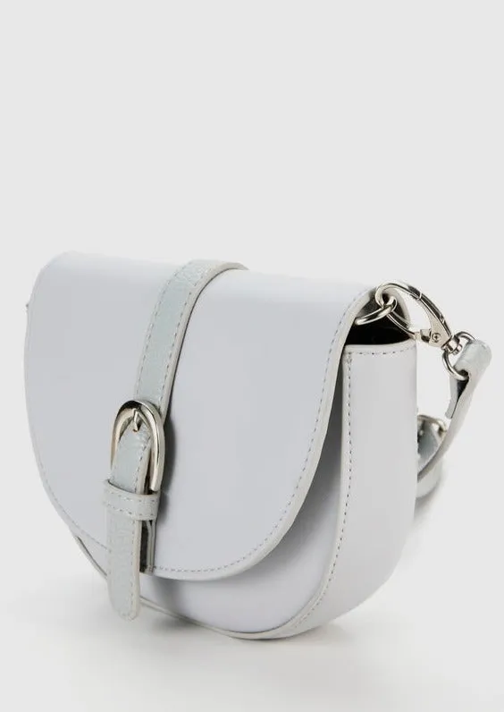BARCELONA Buckle Detail Crossbody Bag Cloud