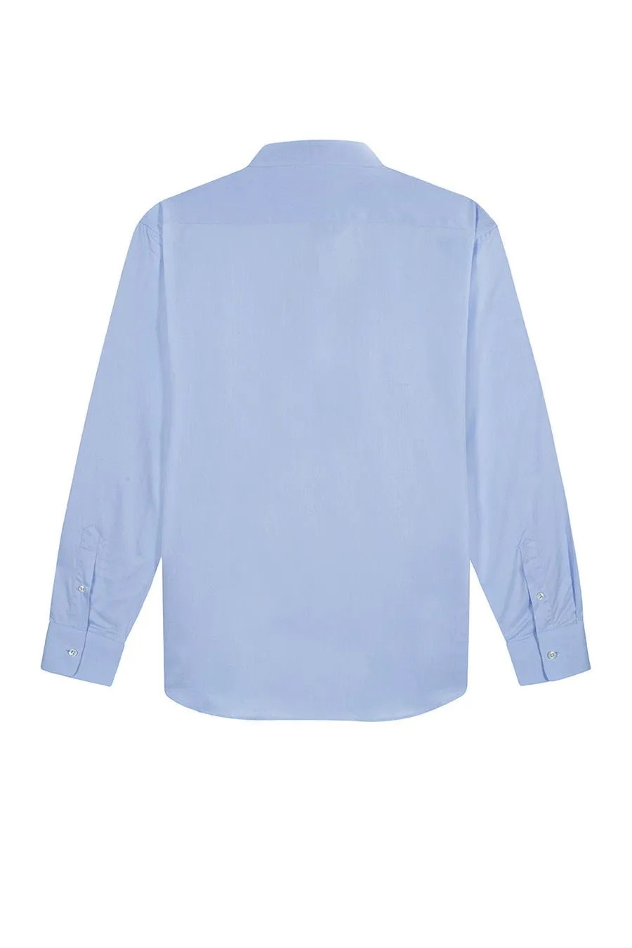 basic sky blue cotton shirt