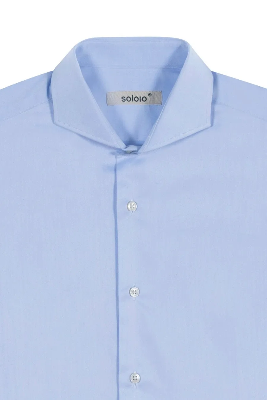 basic sky blue cotton shirt