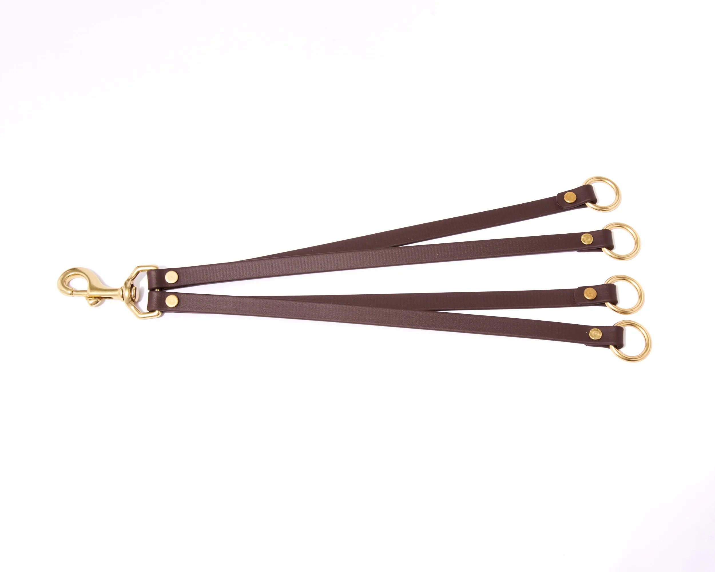 Biothane Game Tote Clip with Solid Brass Hardware for Birds or Antlers - Holds 4