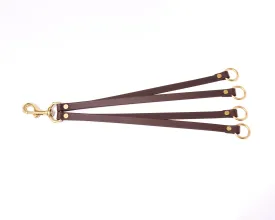 Biothane Game Tote Clip with Solid Brass Hardware for Birds or Antlers - Holds 4