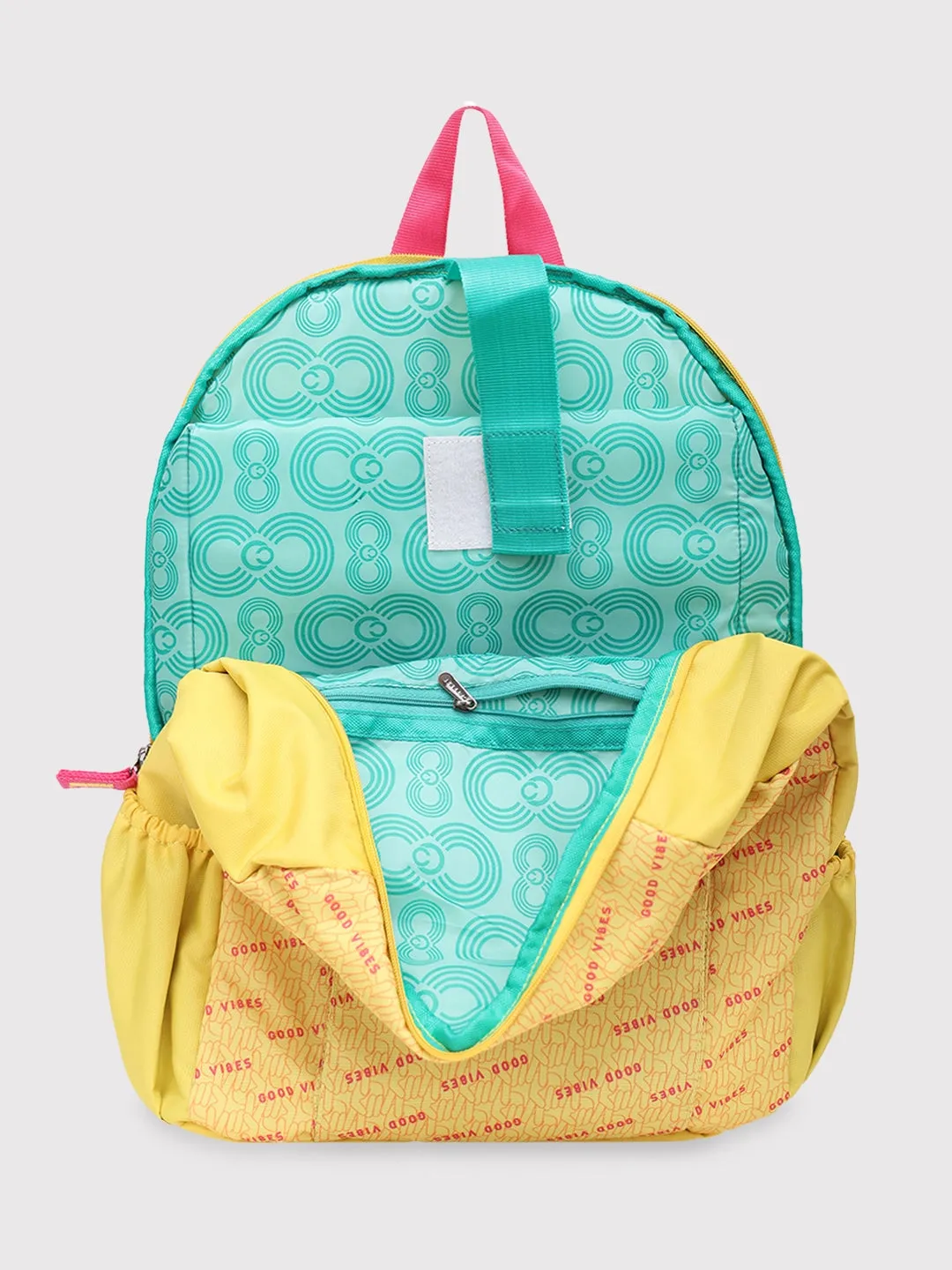 Caprese Zoe Laptop Backpack Large Yellow