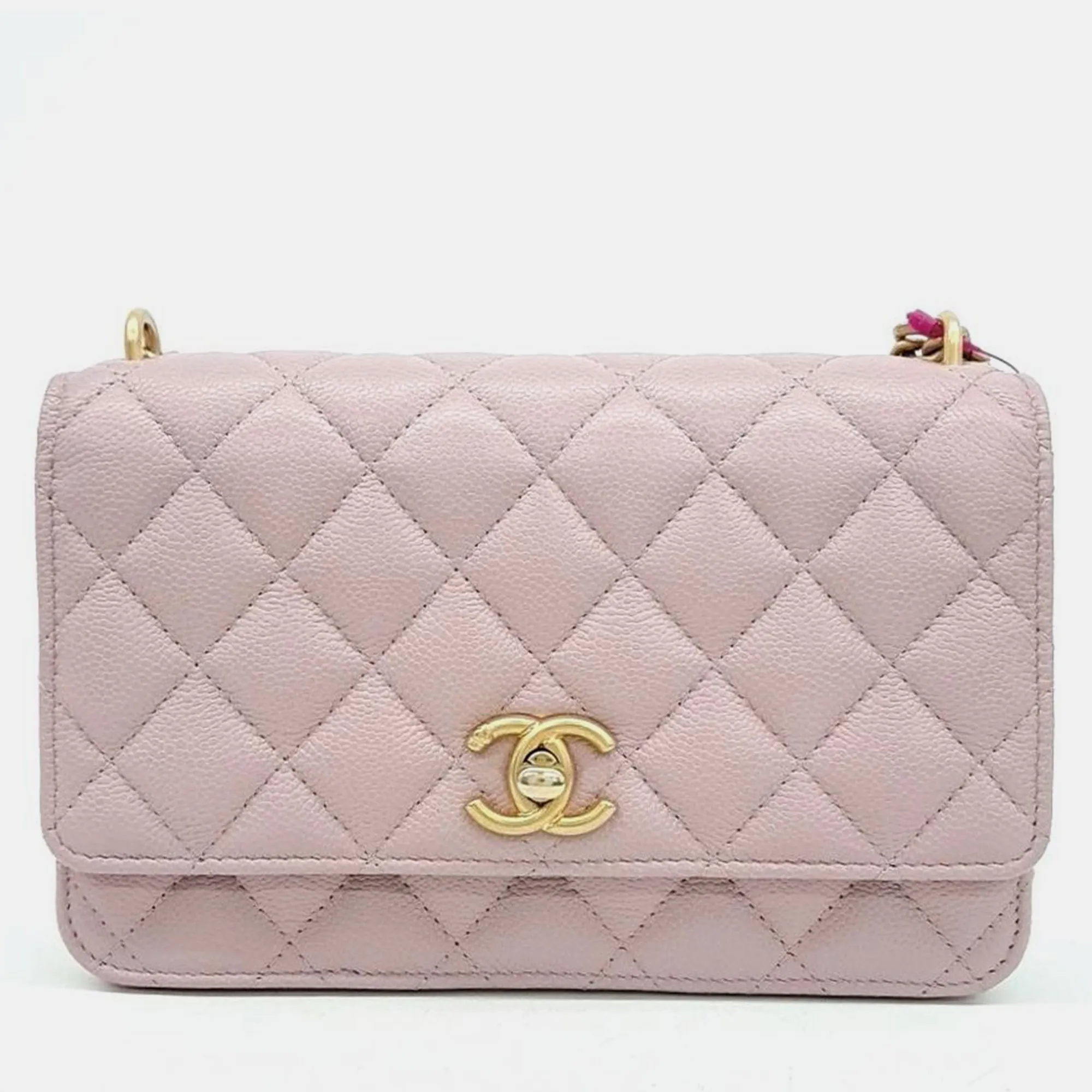 Caviar Heart Ball WOC Mini Crossbody Bag