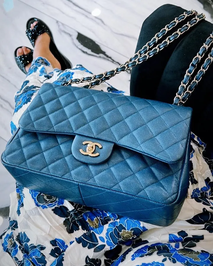 Chanel Caviar Quilted Jumbo Double Flap