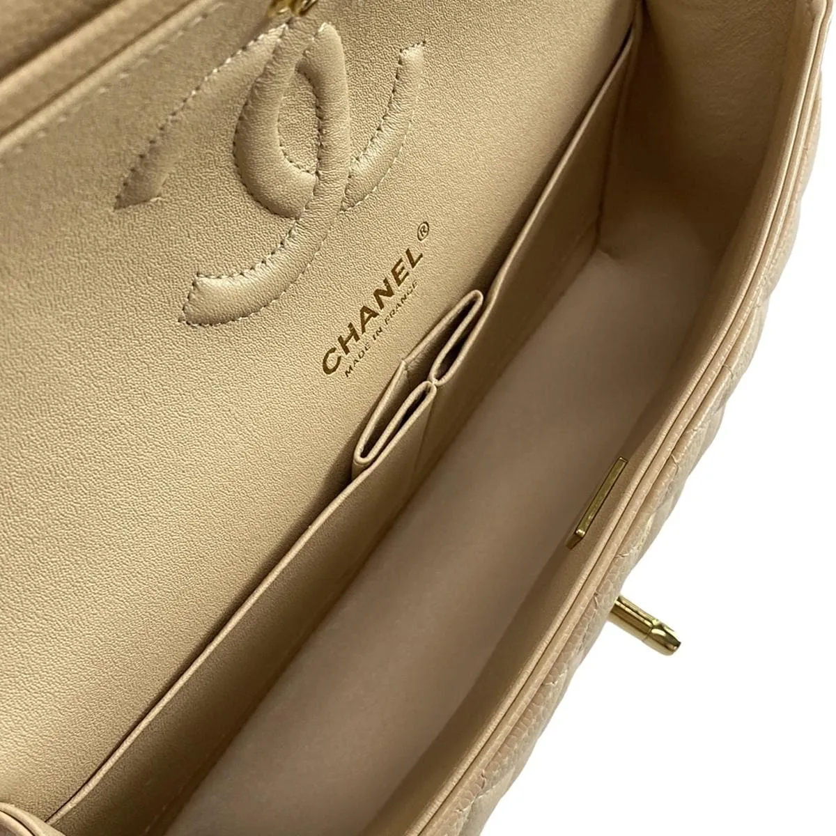 Chanel Classic Timeless Medium beige bag