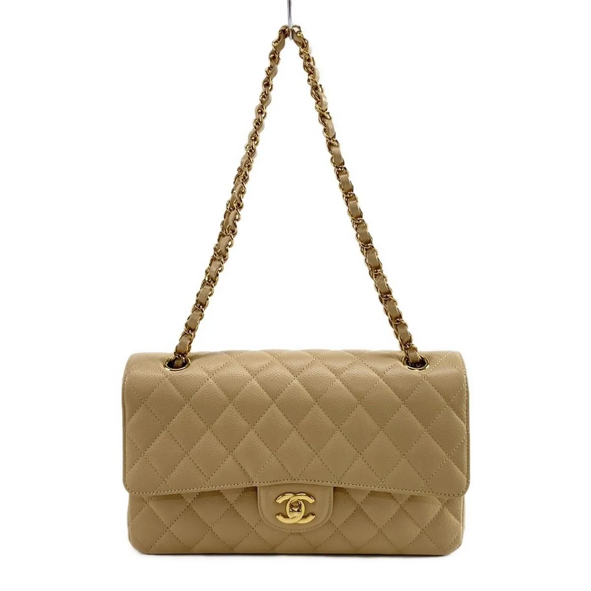 Chanel Classic Timeless Medium beige bag