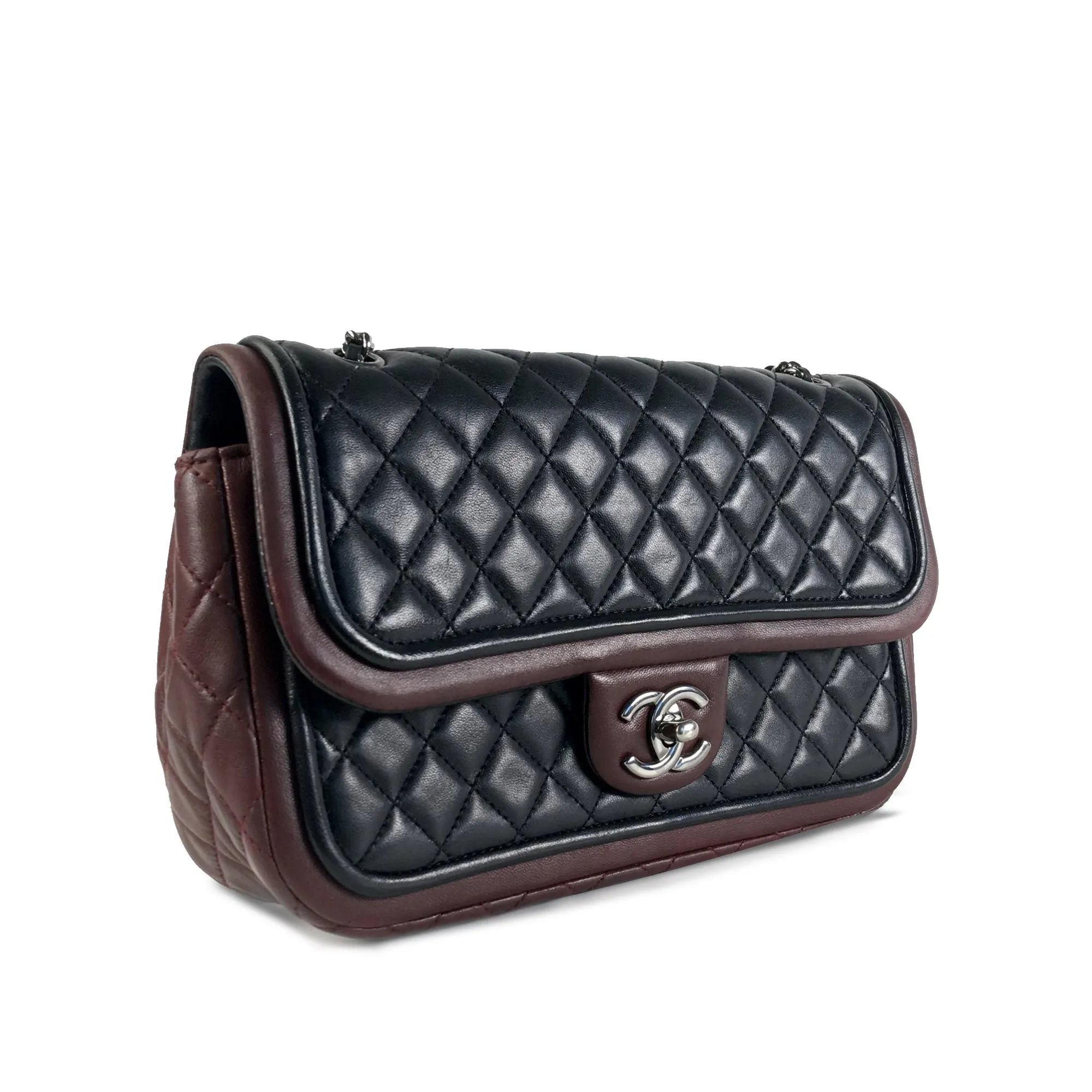 Chanel Medium Quilted Twist Flap Shoulder Bag