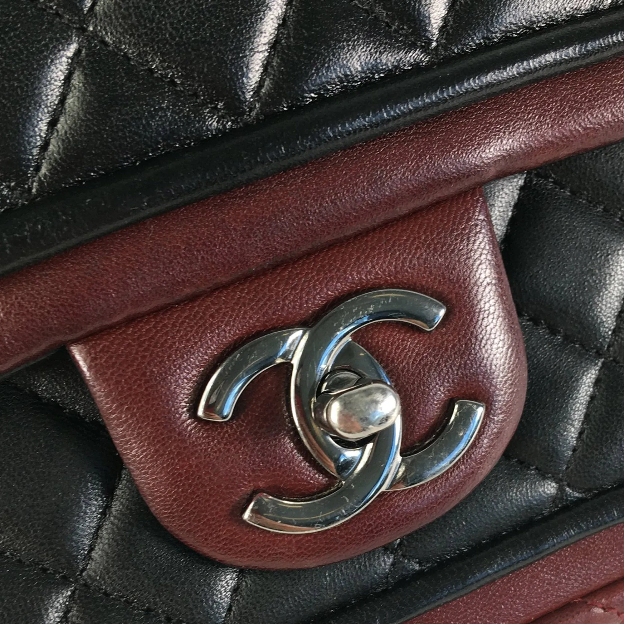 Chanel Medium Quilted Twist Flap Shoulder Bag