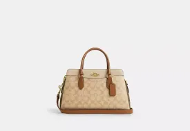 Coach Darcie Carryall Bag In Blocked Signature Canvas