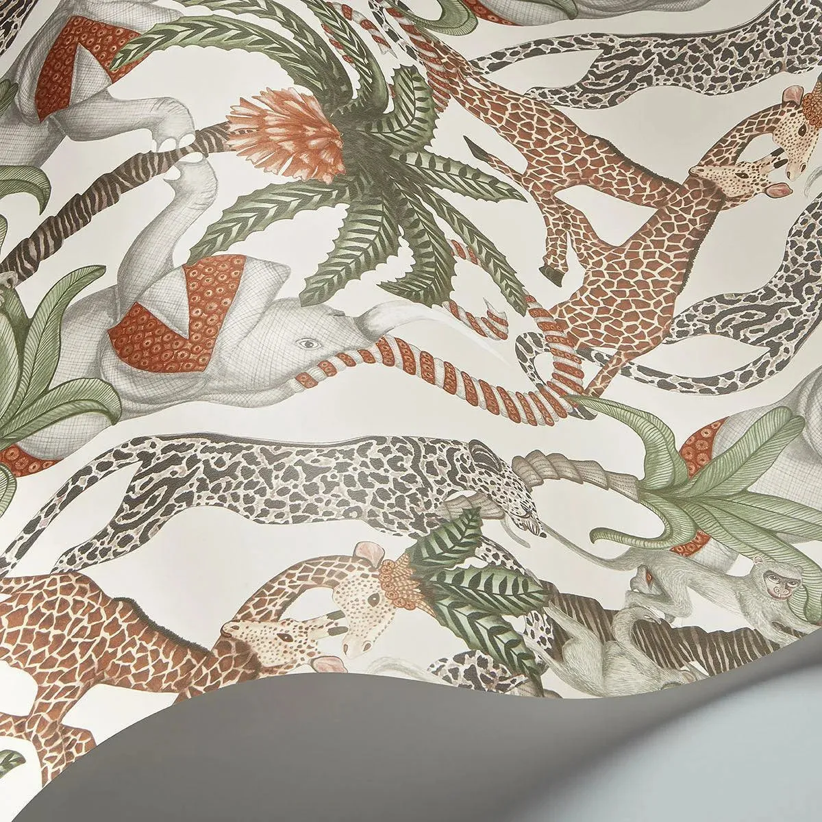 Cole & Son 'Safari Totem Stone' Wallpaper