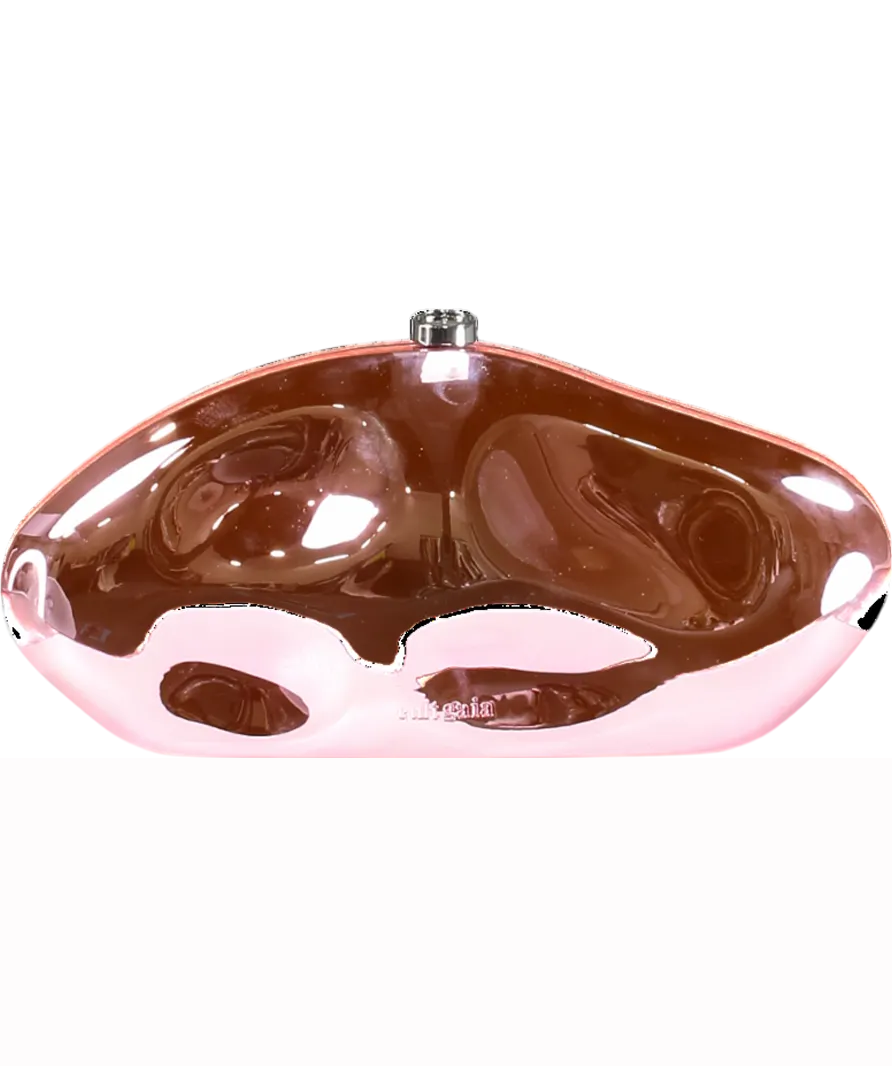 Cult Gaia Pink The Caldera Clutch One Size