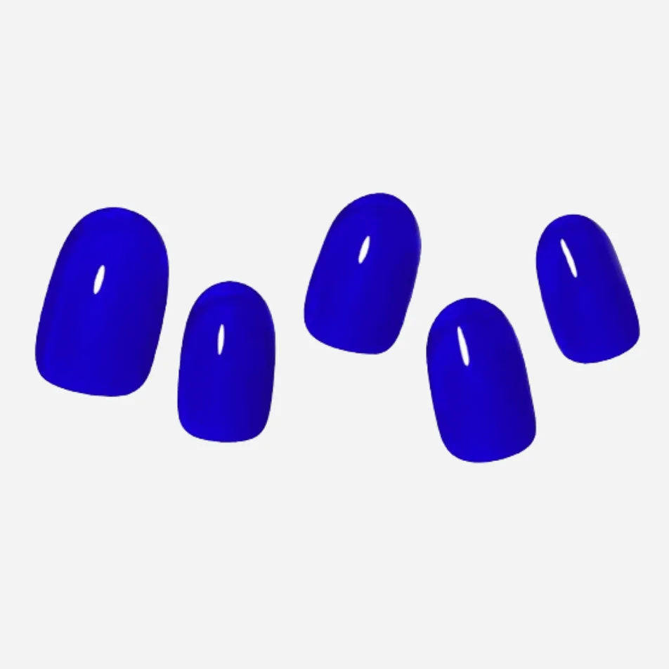 Dashing Diva Glaze Gel Nail Attention Blue