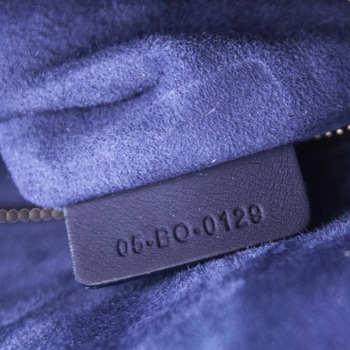 Dior Navy Ultramatte Cannage Calfskin Medium Lady Dior Bag