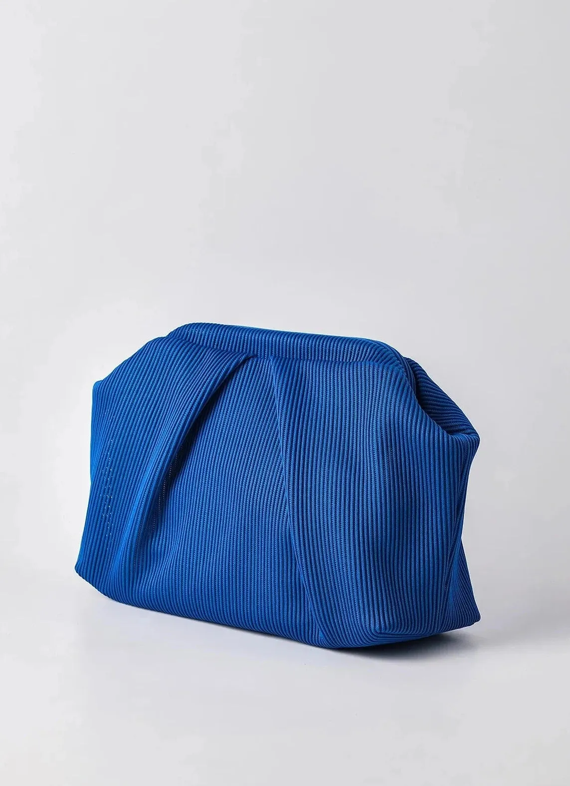 Elegant Pink Pleated Clutch Handbag