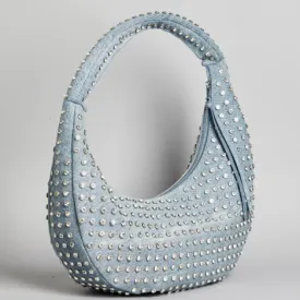 Elodie Large Bag | Chambray/Silver