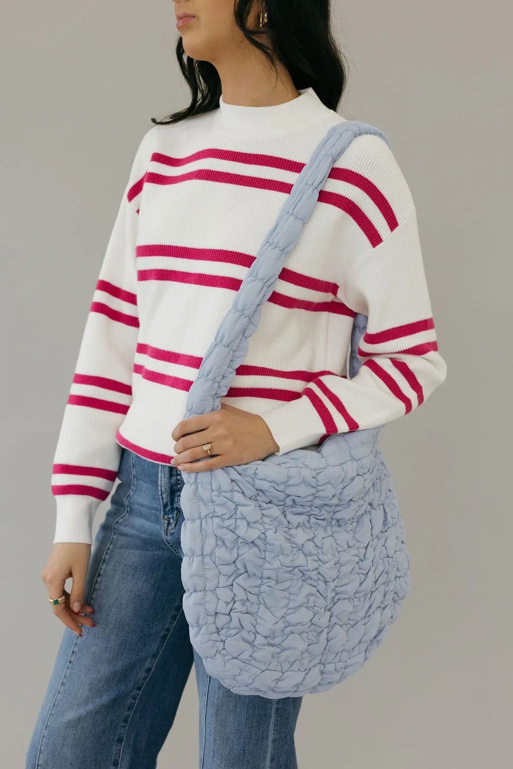 Extra Large Farris Quilted Shoulder Bag