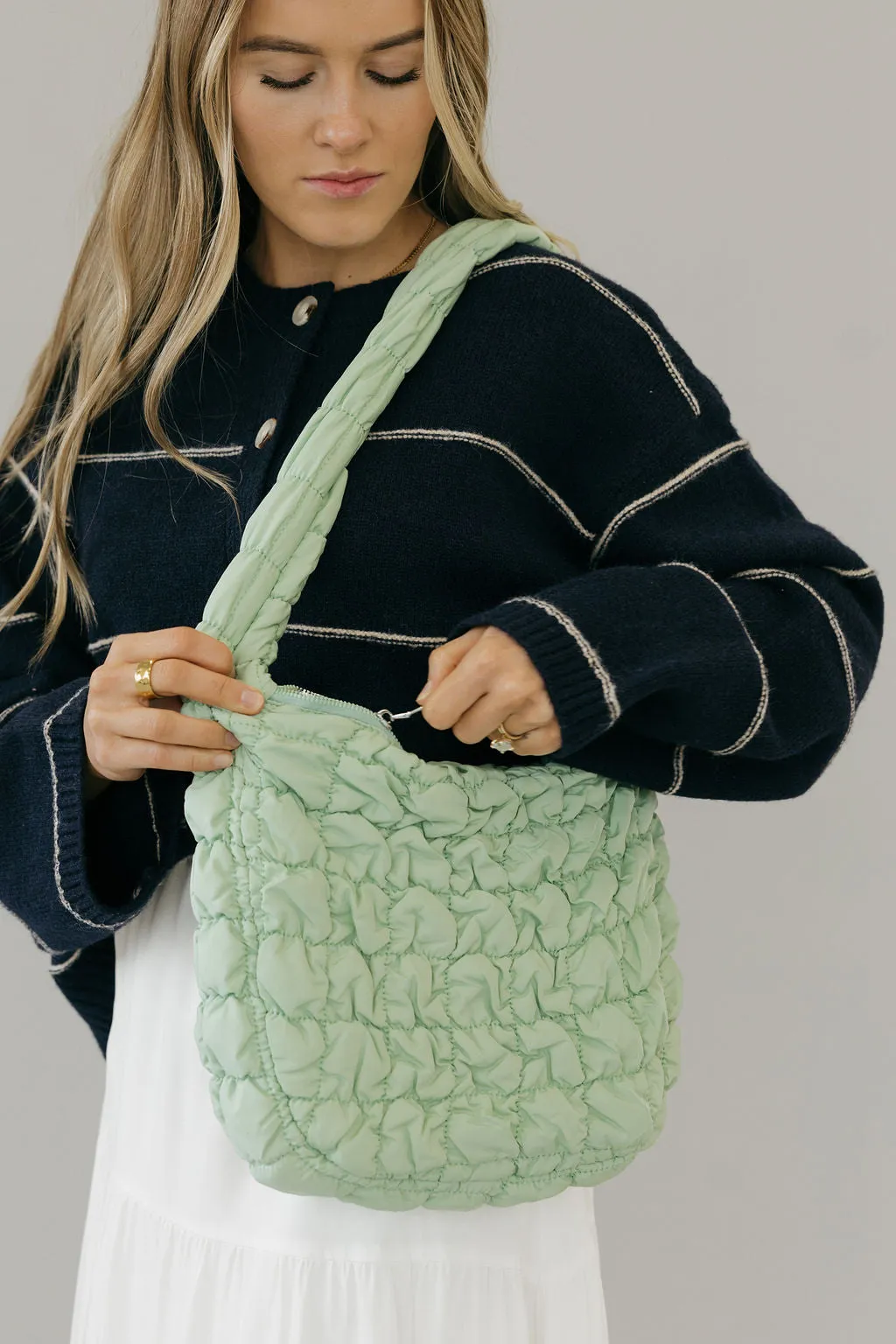 Farris Quilted Shoulder Bag