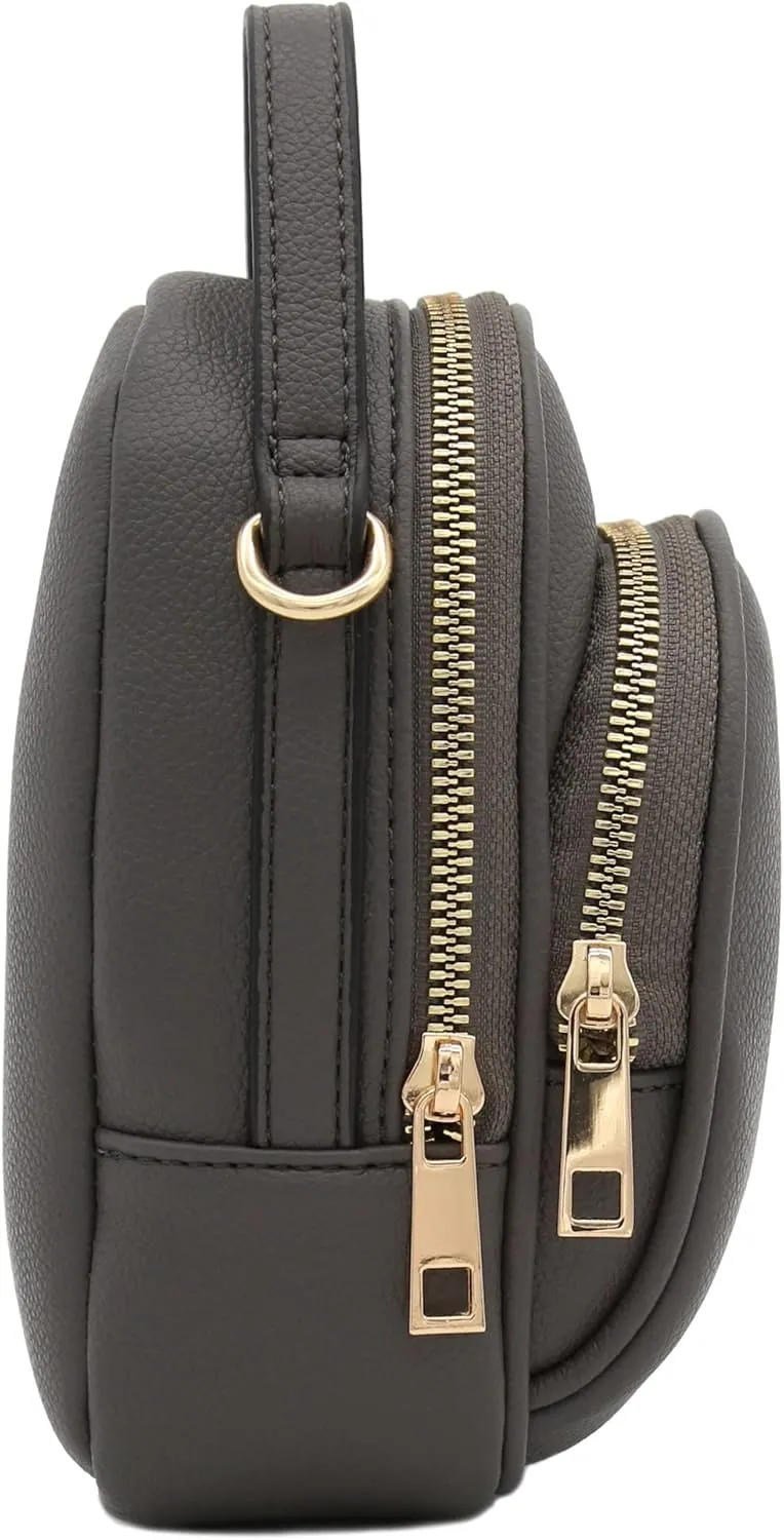 FashionPuzzle Two Compartment Mini Crossbody Bag