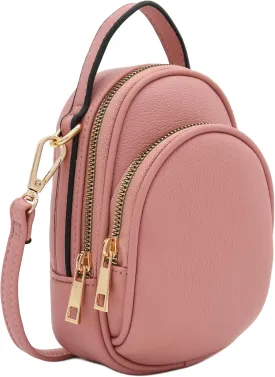 FashionPuzzle Two Compartment Mini Crossbody Bag
