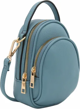 FashionPuzzle Two Compartment Mini Crossbody Bag