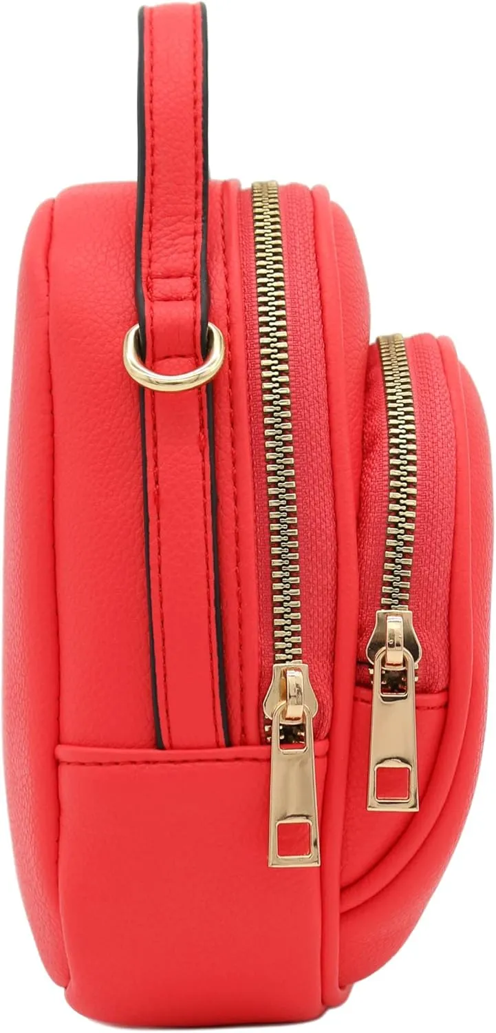 FashionPuzzle Two Compartment Mini Crossbody Bag