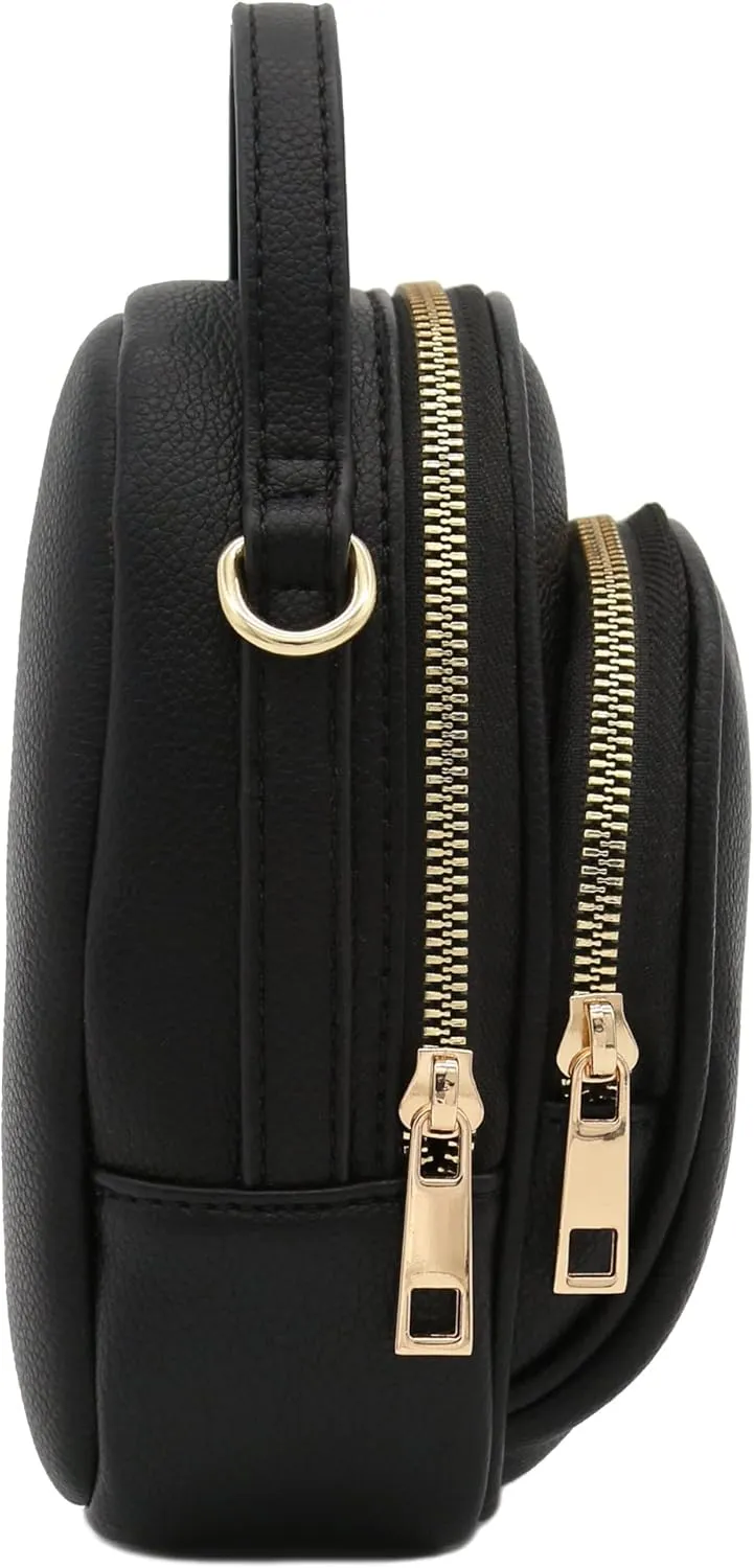 FashionPuzzle Two Compartment Mini Crossbody Bag