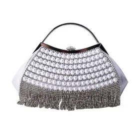 Gatsby Diamanté and Pearl Clutch Bag 3037/38/41
