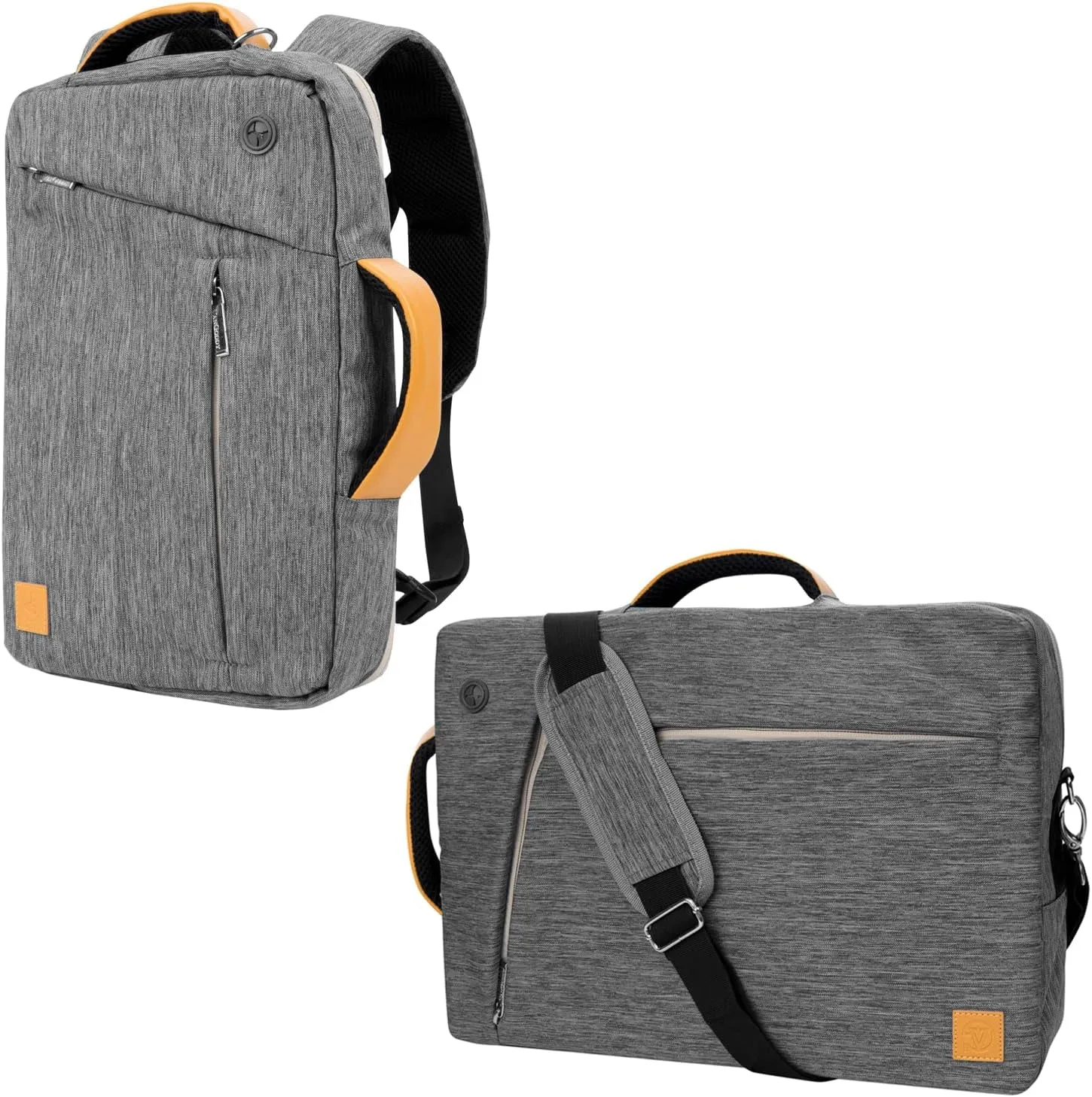 Grey 14-inch Convertible Hybrid Laptop Bag Messenger Bag Compatible with Microsoft Surface Laptop 5 4 3 13.5" 15"