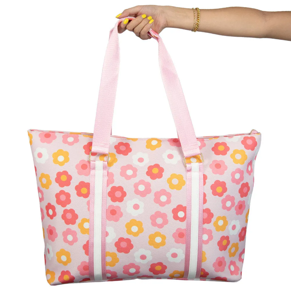 Groovy Flowers Wholesale Beach Tote Bag