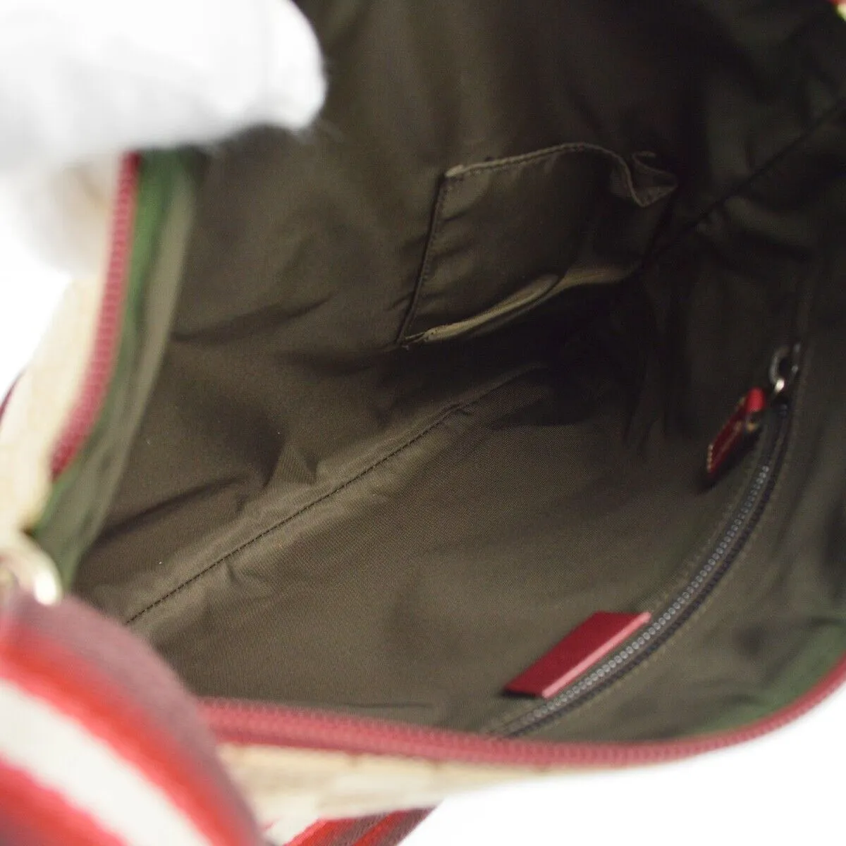 Gucci Beige Bordeaux Gg Crossbody Bag