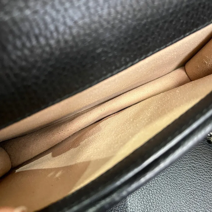 Gucci Black Mini Dionysus WOC Crossbody Bag