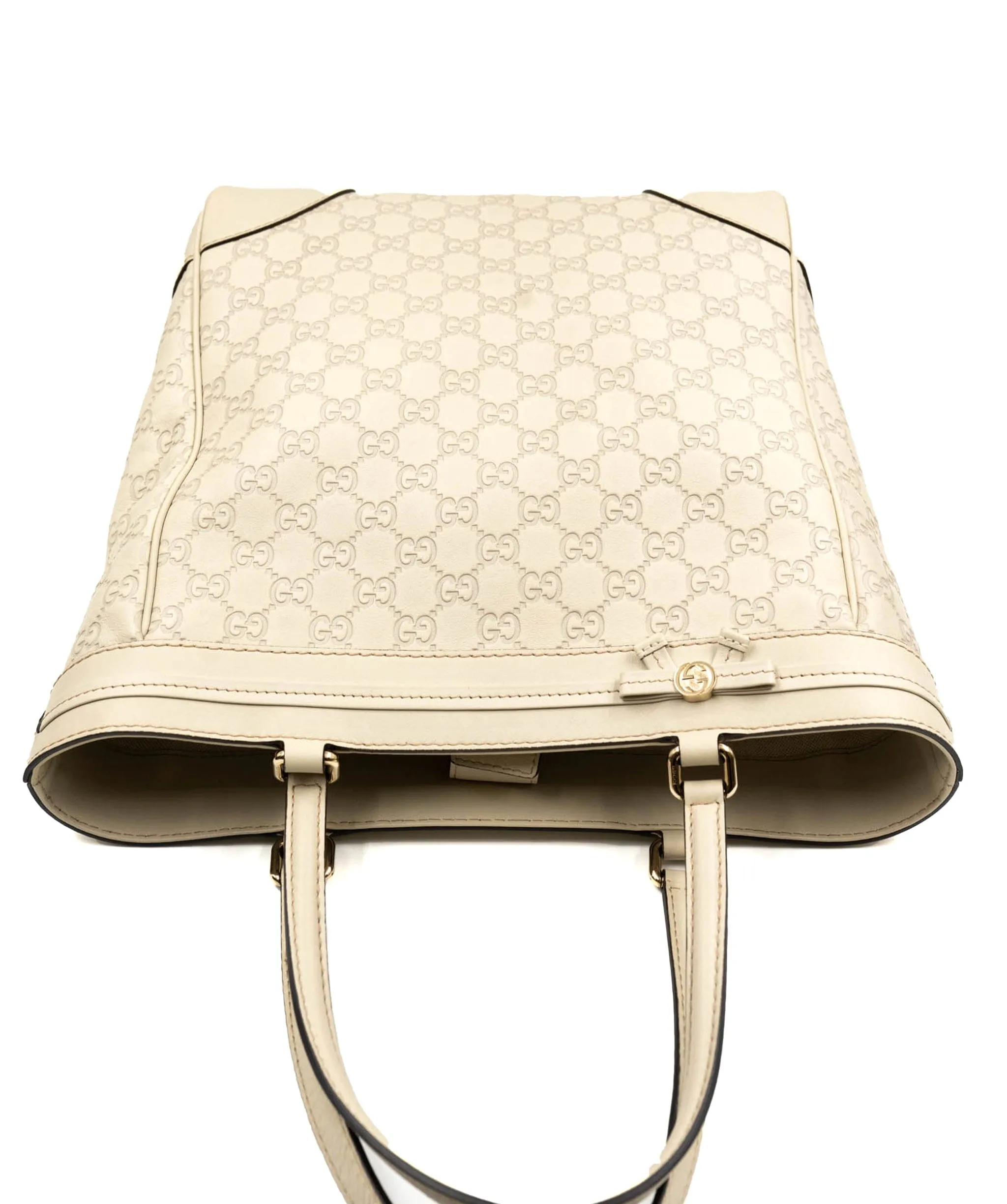 Gucci Guccissima cream tote ALC0105