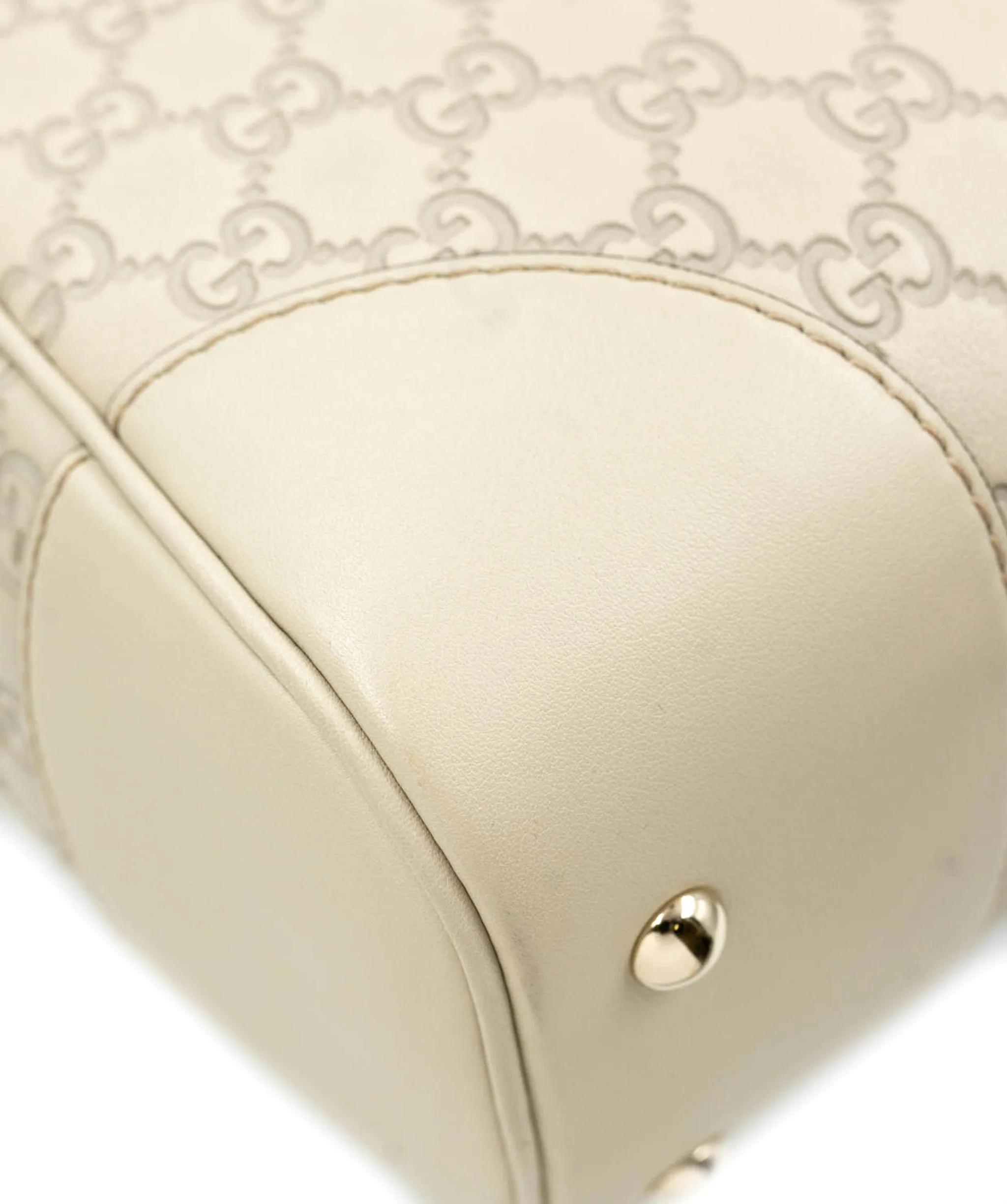 Gucci Guccissima cream tote ALC0105