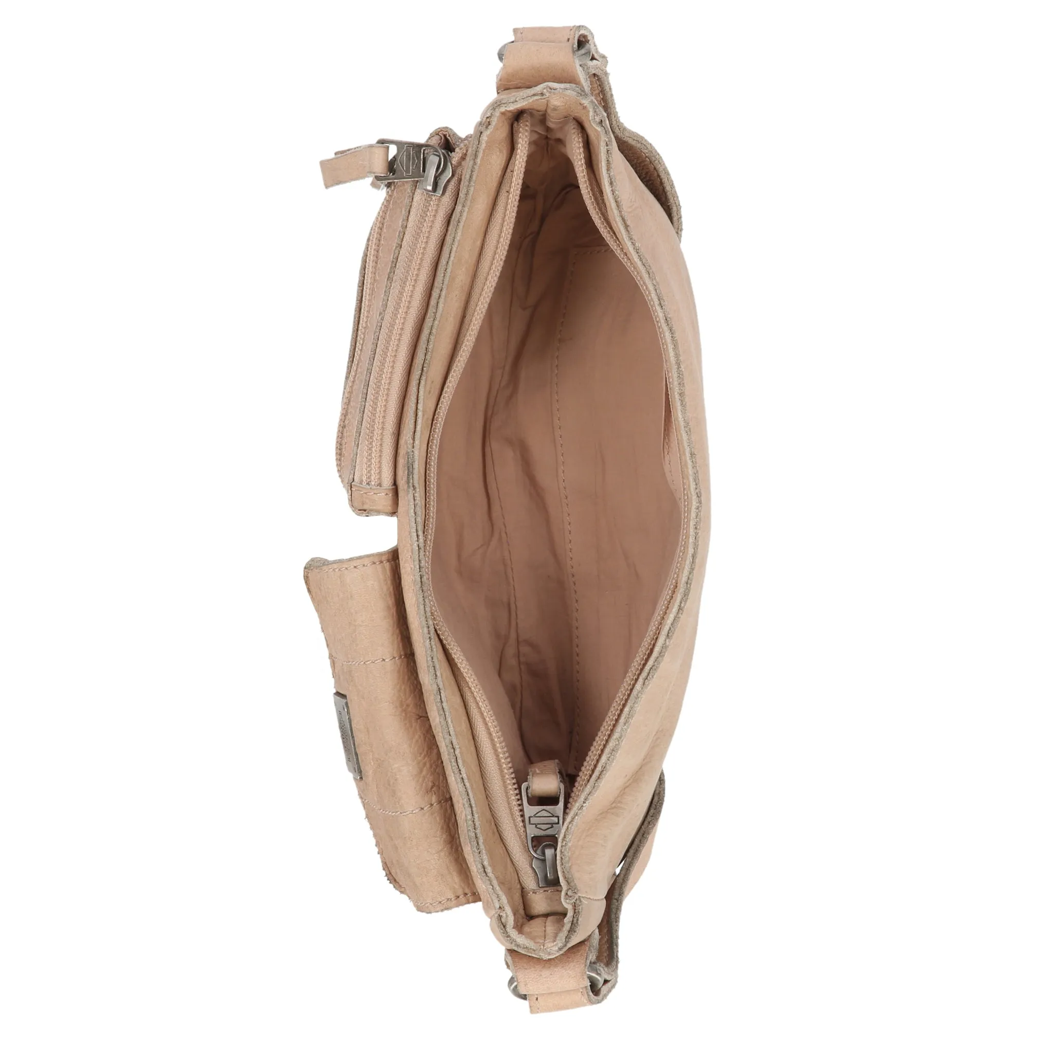 Harley-Davidson Women's Washed Genuine Leather Shoulder Bag Purse, MHW050