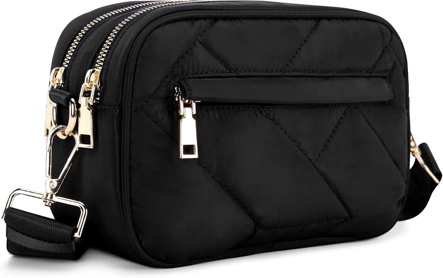 HOMIEE Puffy Crossbody Bag for Women Gifts, Quilted Puffy Bag Shoulder Bag Small Trendy Handbag Purses Lightweight Satchel
