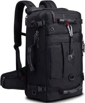 KAKA Travel Backpack, Carry On Backpack Durable Convertible Duffle Bag Fit for 15.6 Inch Laptop for Men and Women(Medium 35L)
