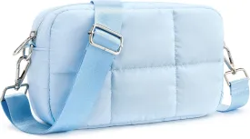 KALIDI FANCY FOREST Crossbody Bags for Women Crossbody Purse with Strap Lightweight Puffer quilted Shoulder Bag for Travel
