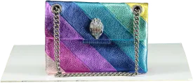 Kurt Geiger Multicoloured Metallic Rainbow Leather Kensington Bag