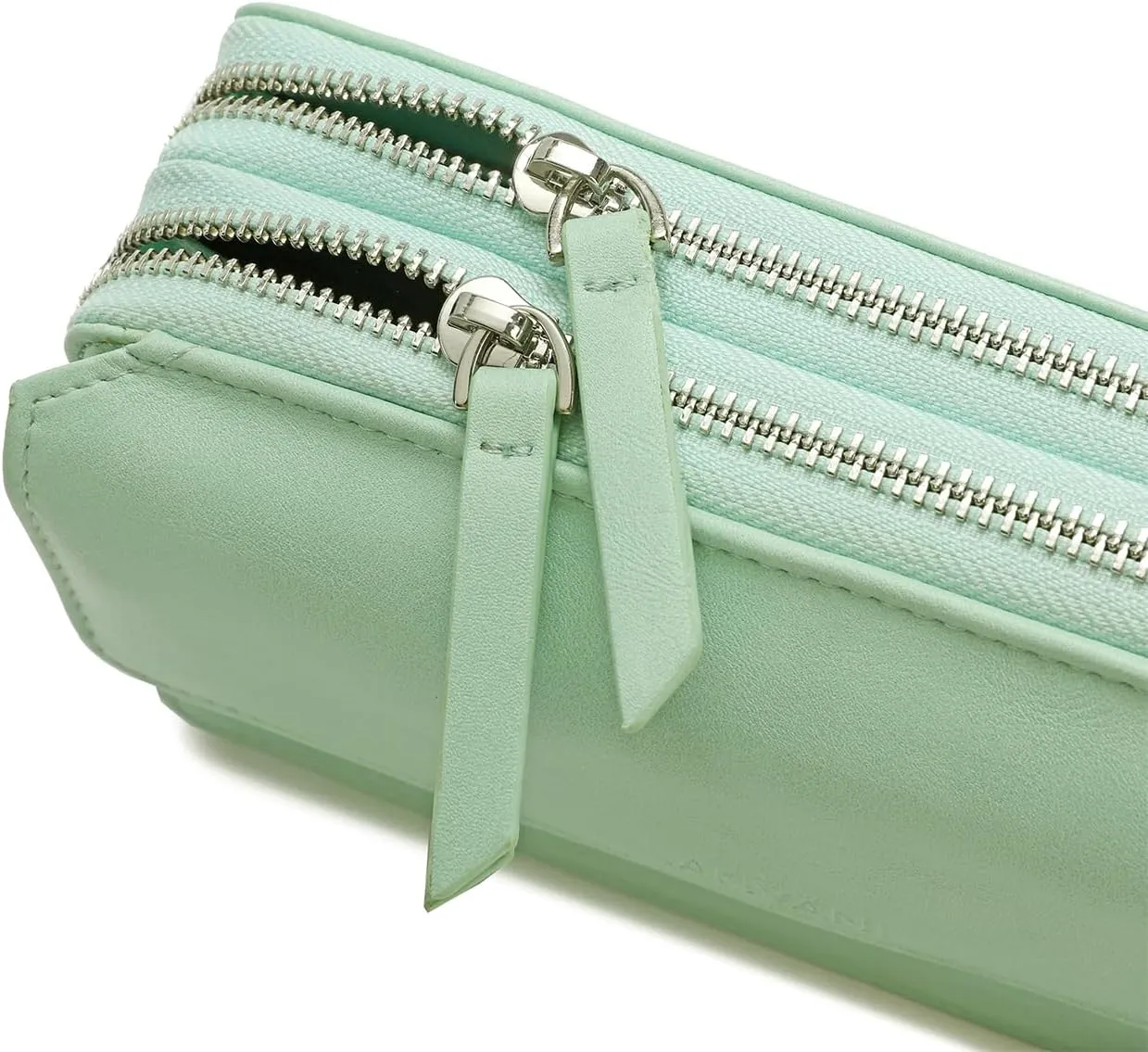 Lanyani RFID Crossbody Wallet Wristlet Purse with Phone Pocket For Women Vegan Leather