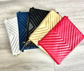 Large Chevron Clutch