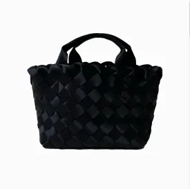 Liz Woven Satin Tote
