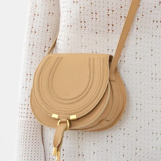 Marcie mini beige crossbody bag