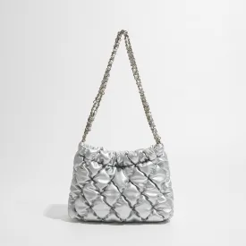 Marlyn Lattice Quilted Puffer Shoulder Bags - 5 Colors