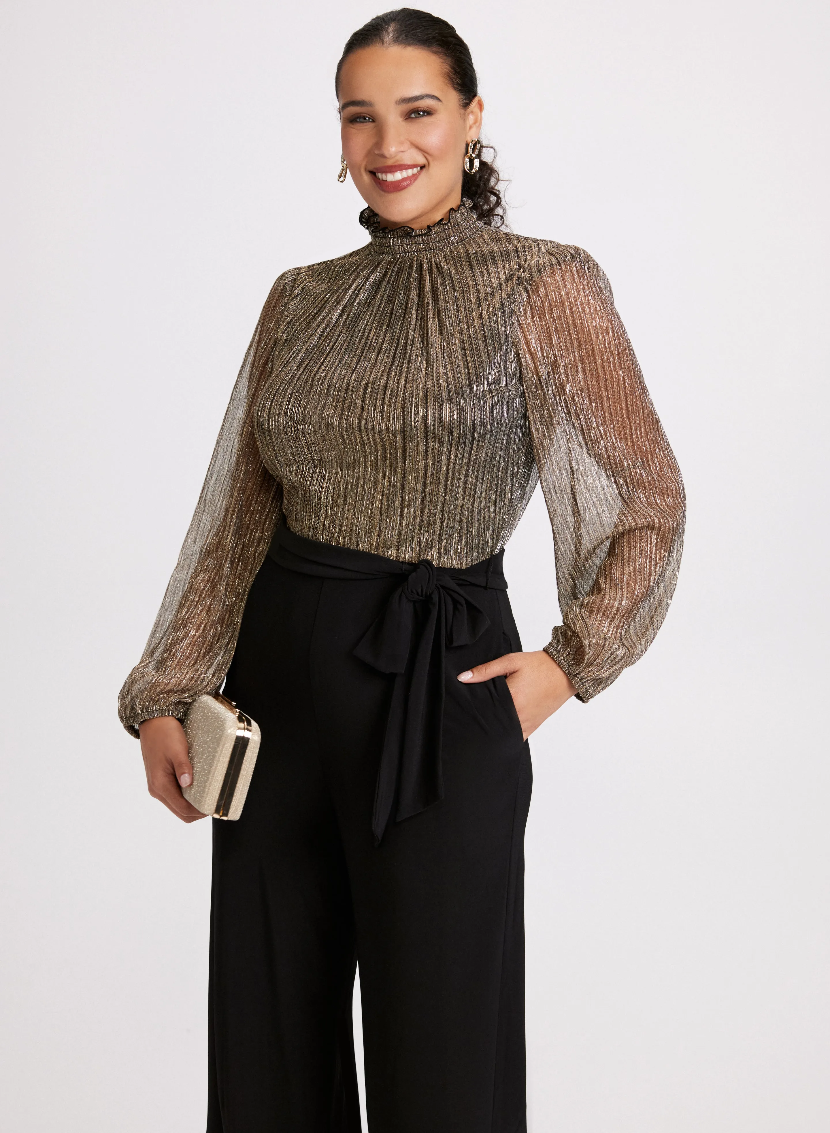Metallic Illusion Jumpsuit
