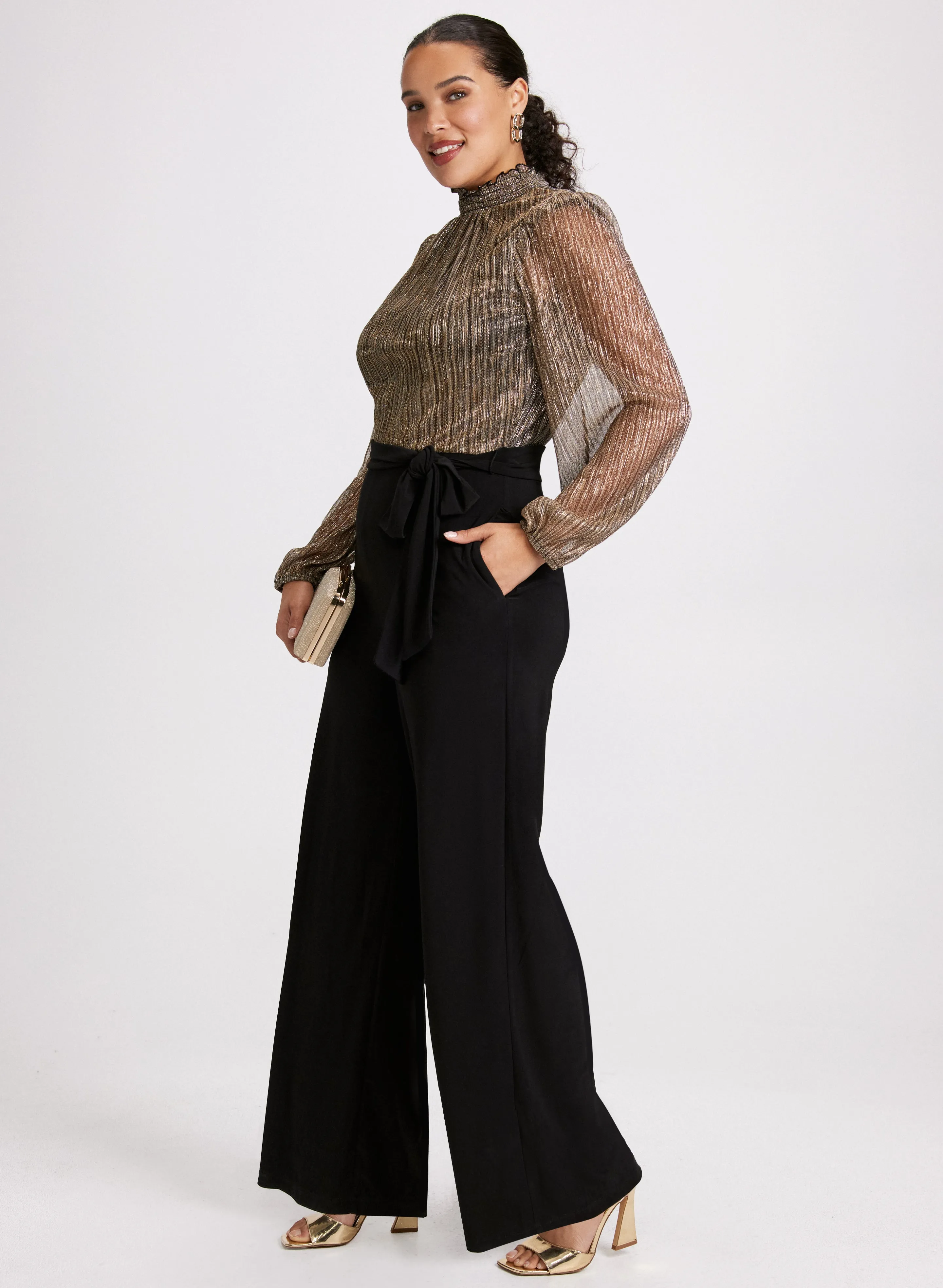 Metallic Illusion Jumpsuit